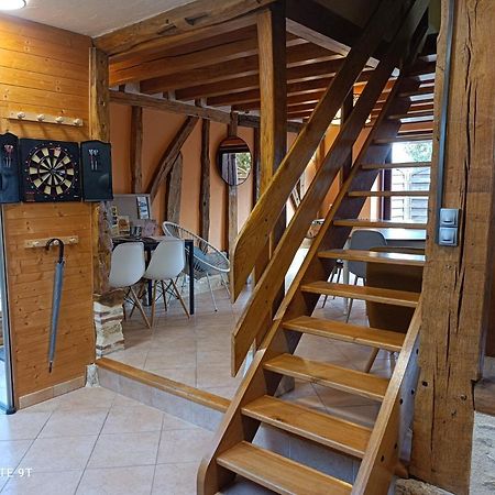 Villa classé 1h30 Paris jusqu'à 6 personnes SPA intérieur et extérieur pleine campagne Ladon Esterno foto