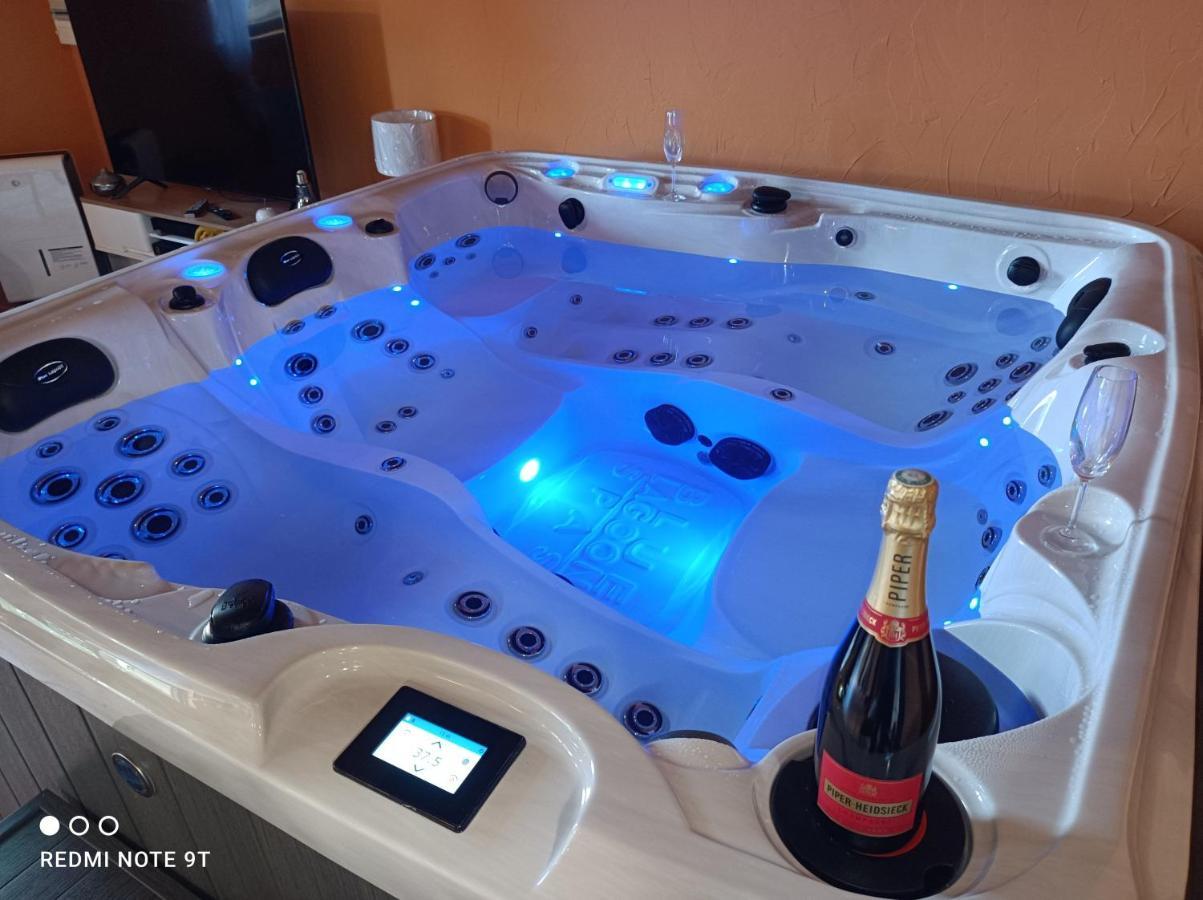 Villa classé 1h30 Paris jusqu'à 6 personnes SPA intérieur et extérieur pleine campagne Ladon Esterno foto